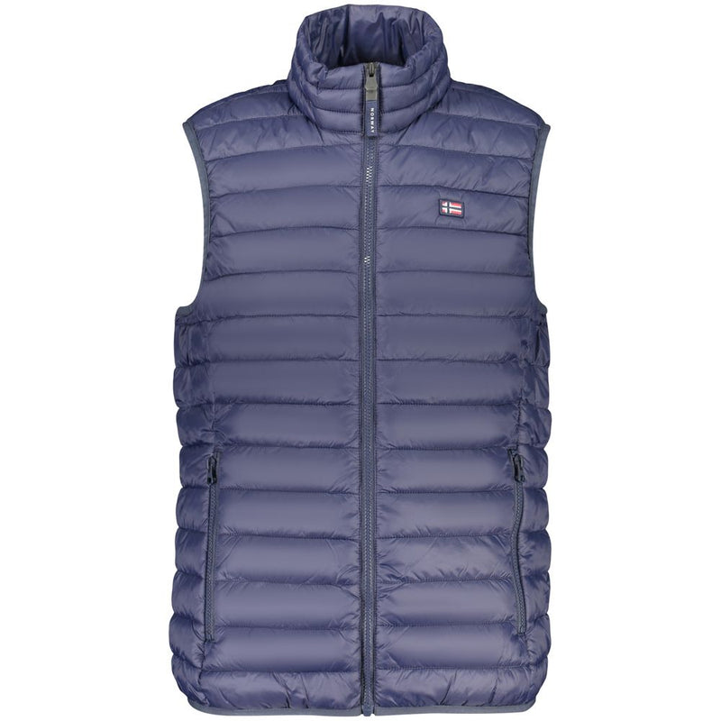 Norway 1963 Blue Polyester Men's Sleeveless Jacket