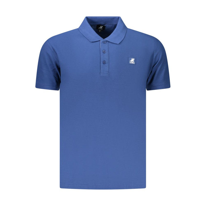 U.S. Grand Blauwe Katoenen Polo voor Heren