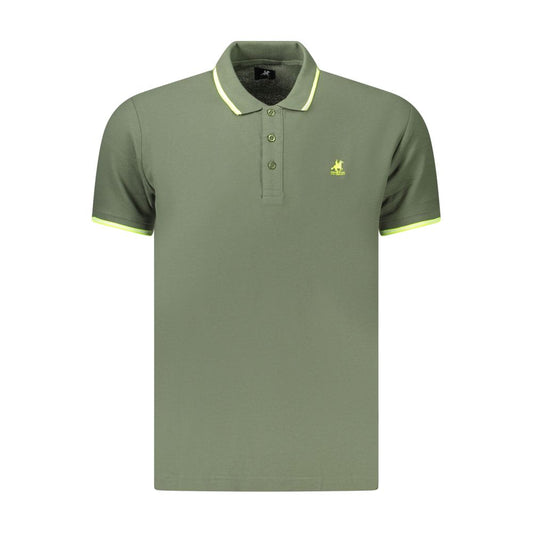 U.S. Grand Green Cotton Men's Polo - Stylish & Comfortable