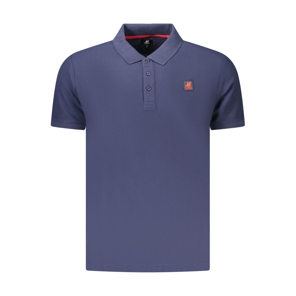 U.S. Grand Blue Cotton Men's Polo Shirt - Classic Comfort