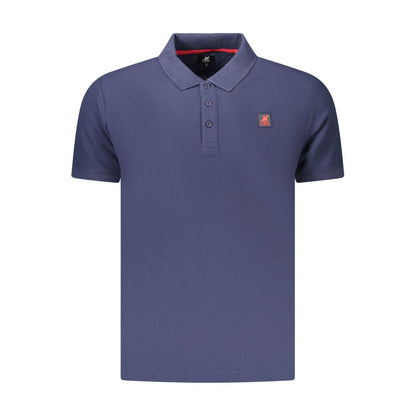 U.S. Grand Blue Cotton Men's Polo Shirt