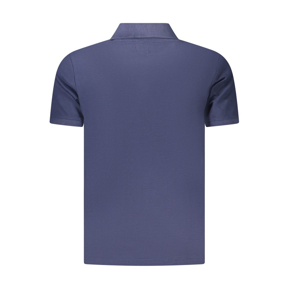 U.S. Grand Blue Cotton Men's Polo Shirt - Classic Comfort