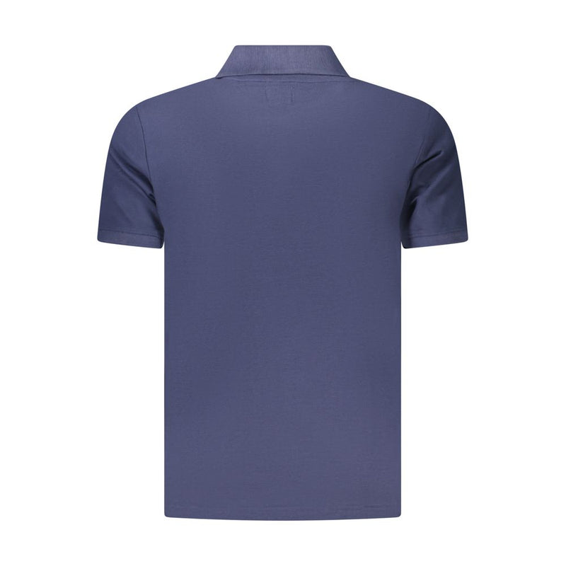 U.S. Grand Blue Cotton Men's Polo Shirt - Timeless Style