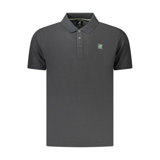 U.S. Grand Black Cotton Men's Polo Shirt - Stylish & Comfortable