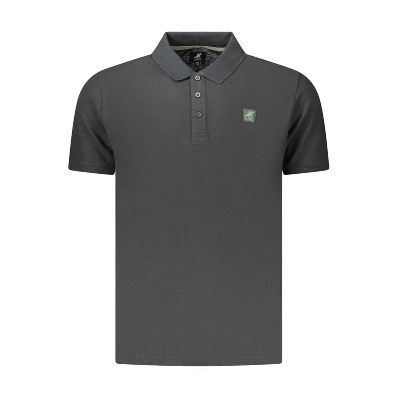 U.S. Grand Black Cotton Men's Polo Shirt - Stylish & Comfortable