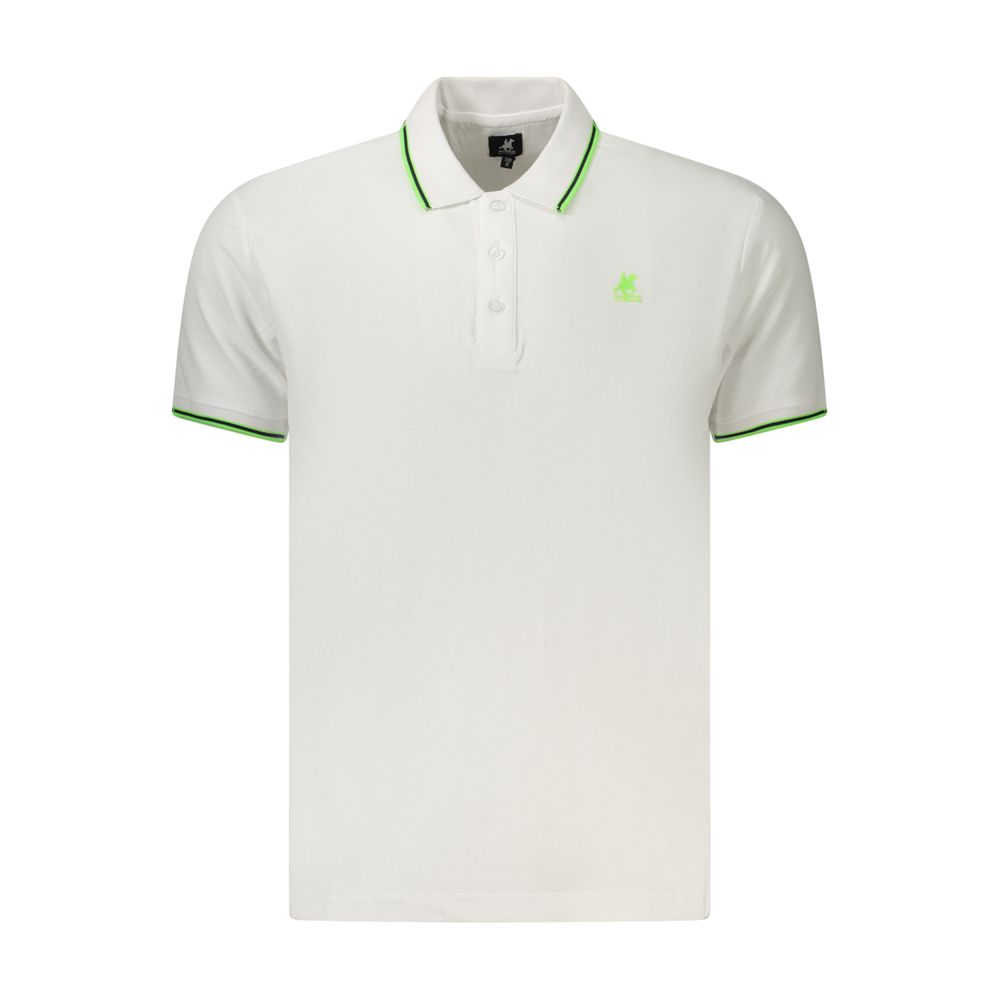 U.S. Grand White Cotton Men's Polo Shirt - Stylish & Comfortable