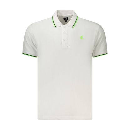 Polo blanc pour homme en coton U.S. Grand