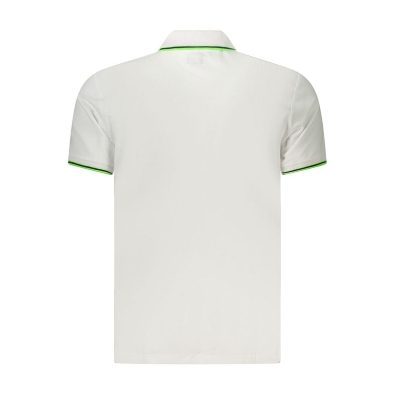 U.S. Grand Wit Katoenen Poloshirt voor Heren