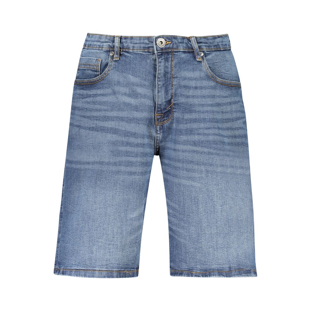 U.S. Grand Blue Cotton Men's Shorts - Stylish & Comfortable