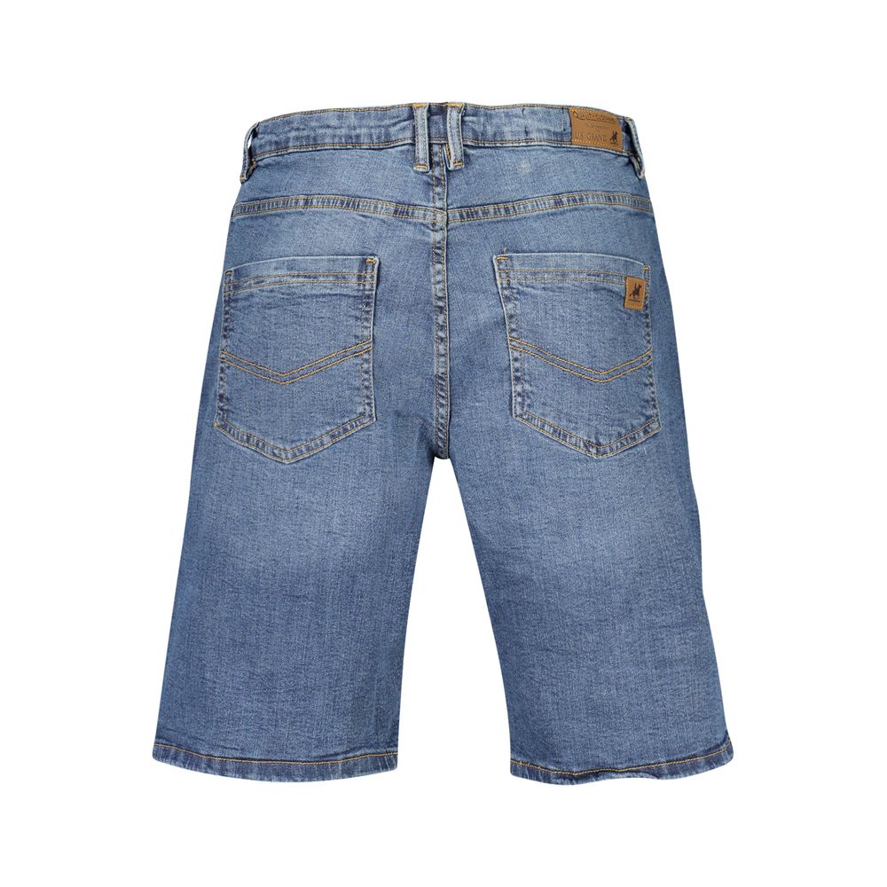 U.S. Grand Blue Cotton Men's Shorts - Stylish & Comfortable