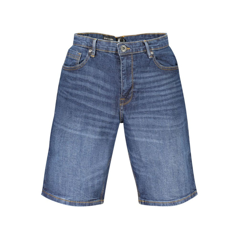 U.S. Grand Blue Katoenen Herenshort