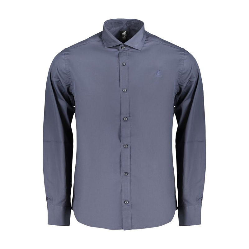 U.S. Grand Blauw Katoenen Herenoverhemd