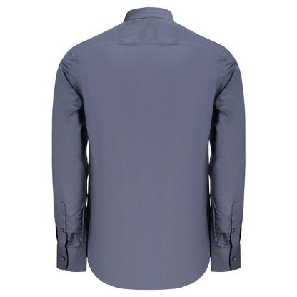 U.S. Grand Blauw Katoenen Herenoverhemd