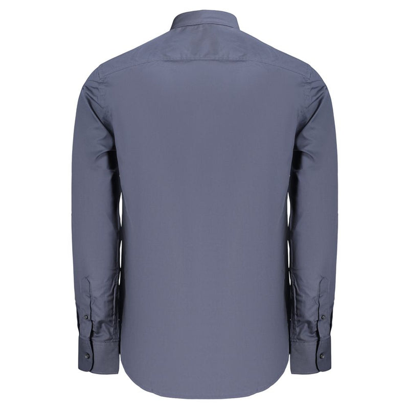 U.S. Grand Blauw Katoenen Herenoverhemd