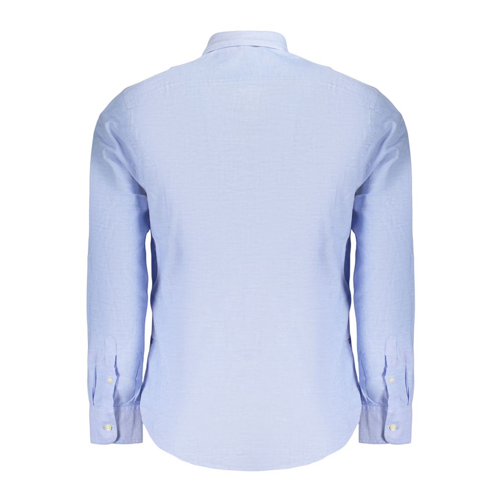 U.S. Grand Azzurro Cotton Men Shirt - Elegant & Comfortable