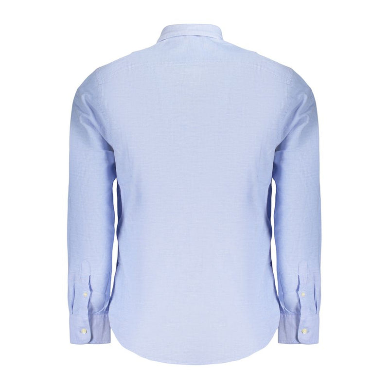 U.S. Grand Azzurro Cotton Men Shirt - Elegant & Comfortable