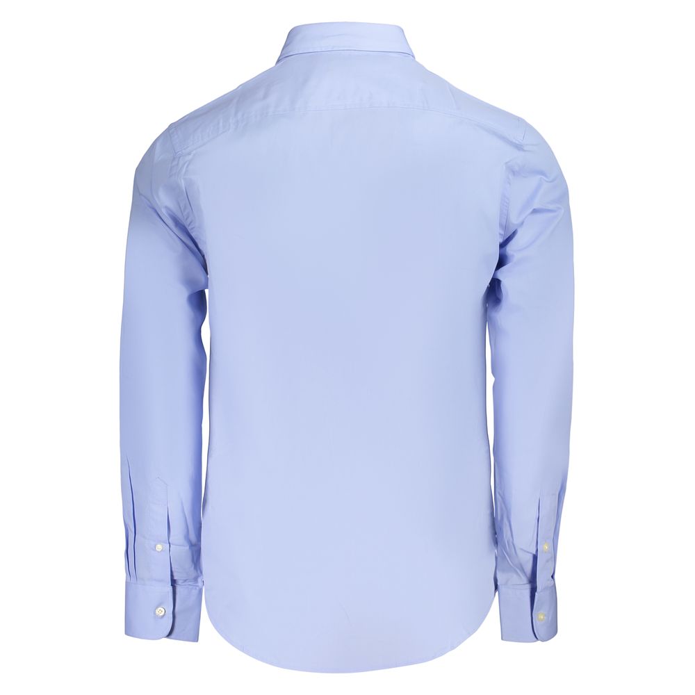 U.S. Grand Azzurro Cotton Men's Shirt - Light Blue