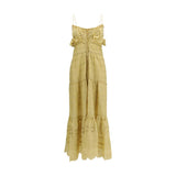 Marant Étoile Paule Beige Cotton Casual Dress