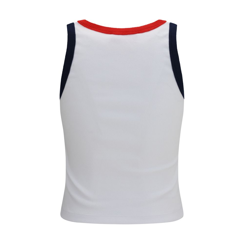 Fiorucci Multicolor Cotton Tank Top with Angels Patch