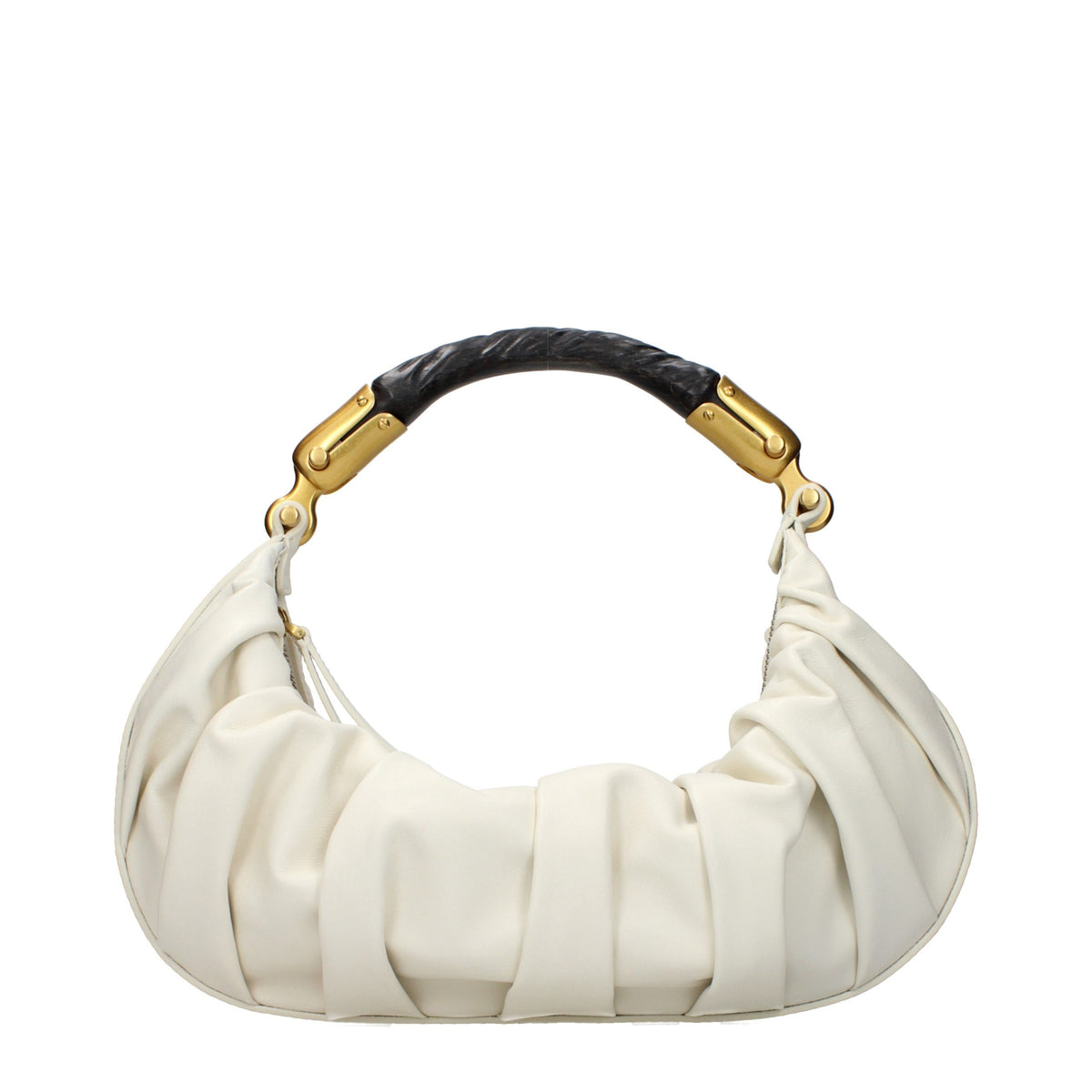 Balmain Beige Leather Handbag - Elegant Vintage Style