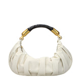 Balmain Beige Leather Handbag - Elegant Vintage Style