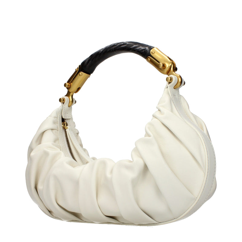 Balmain Beige Leather Handbag - Stylish and Elegant