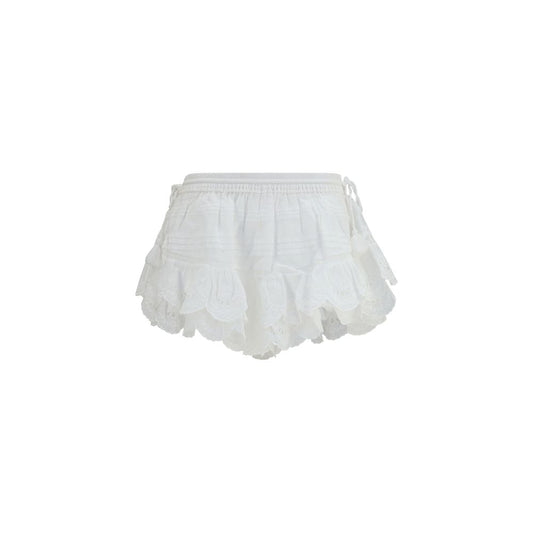 Short bermuda en coton blanc Marant Étoile
