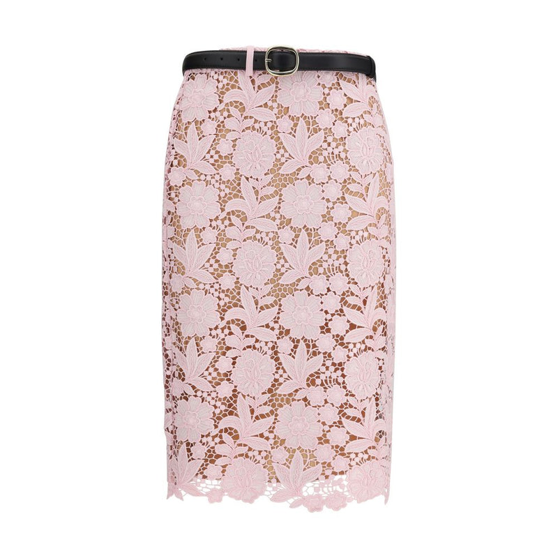 Self-Portrait Multicolor Polyester Midi Skirt for Women