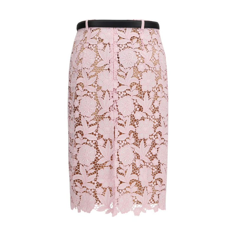 Self-Portrait Multicolor Polyester Midi Skirt for Women