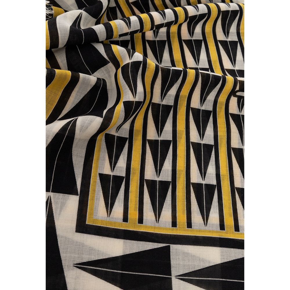 Écharpe en Laine Bicolore Lanvin