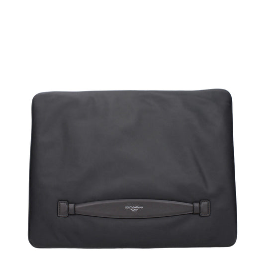 Pochette Dolce & Gabbana en tissu gris