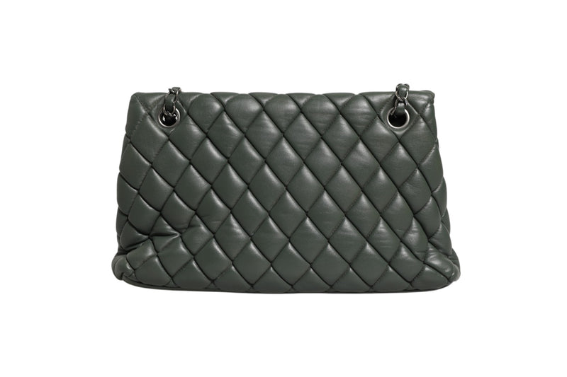 Chanel Quilted Lambskin Leather New Bubble Flap Bag
