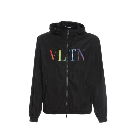 Valentino Black Polyamide Shell Jacket for Men