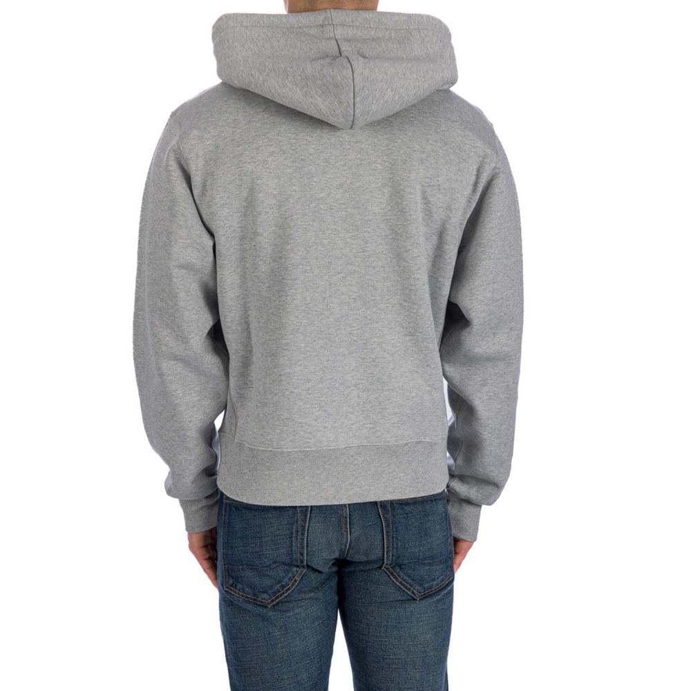 Sweat-shirt en coton gris Saint Laurent