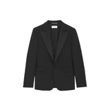 Blazer Saint Laurent en laine noire