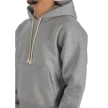 Sweat-shirt en coton gris Saint Laurent