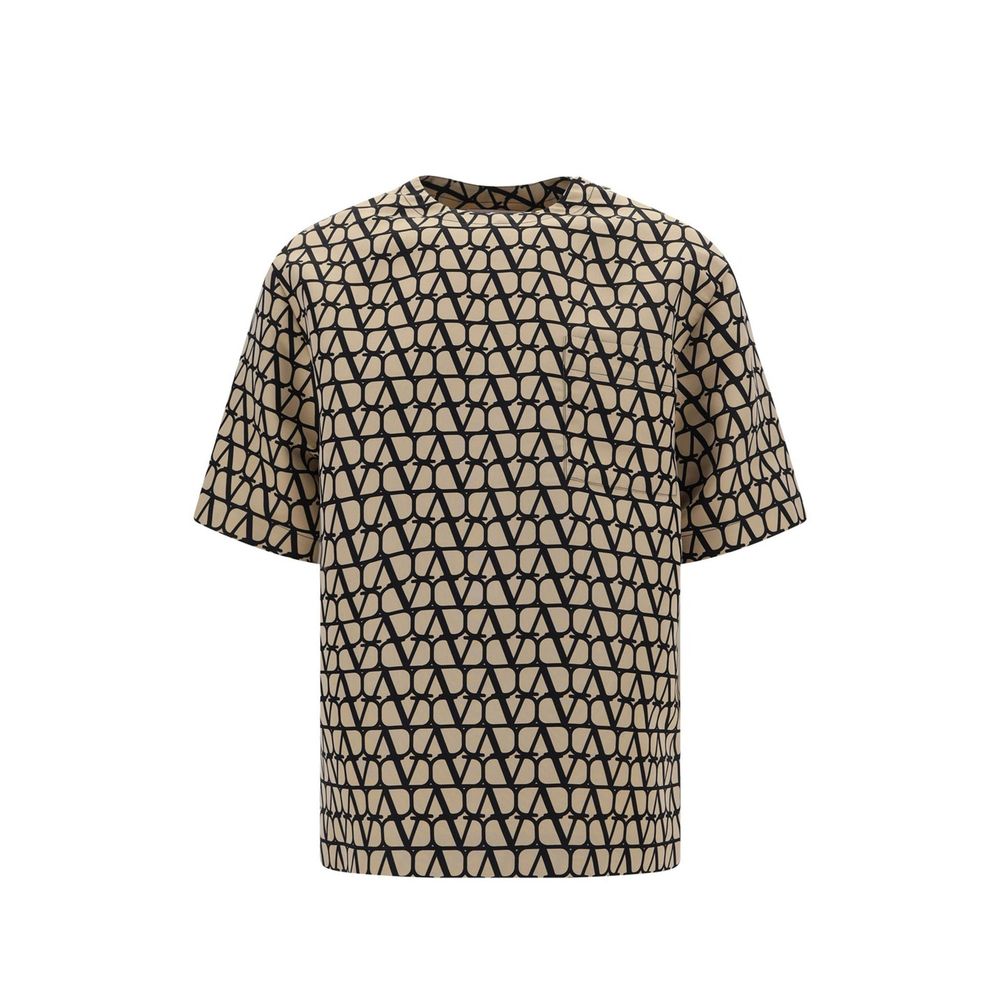 Valentino Brown Silk T-Shirt for Men - Luxury & Comfort