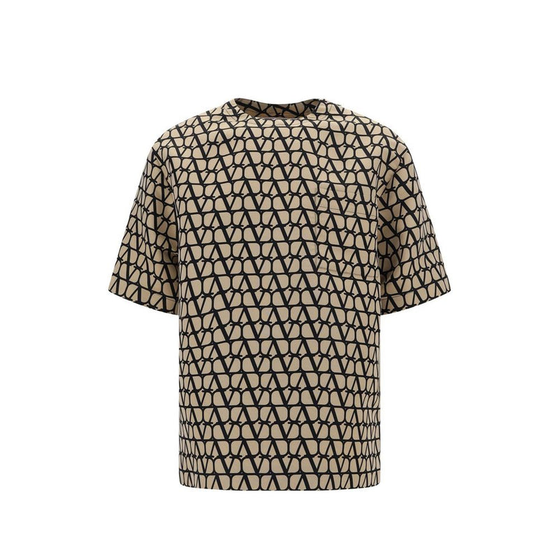 Valentino Brown Silk T-Shirt for Men - Luxury & Comfort