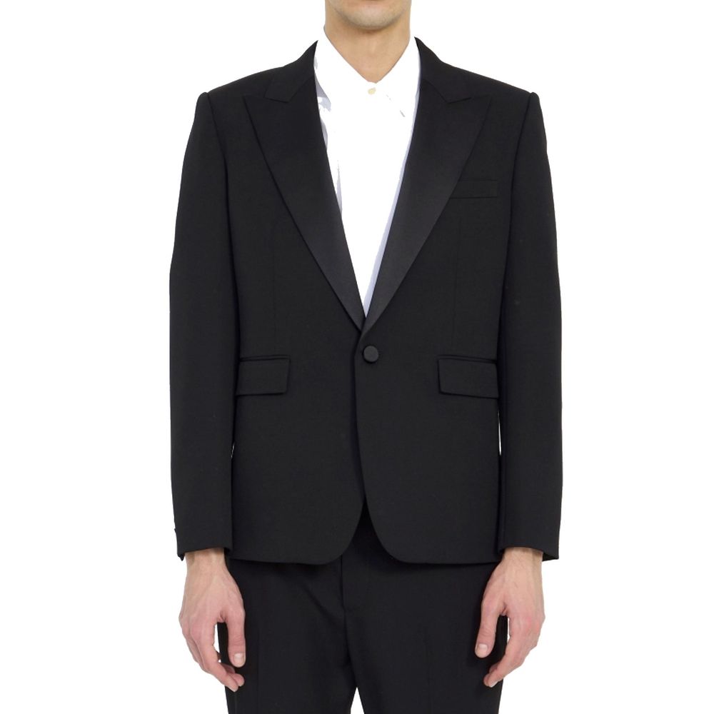 Blazer Saint Laurent en laine noire
