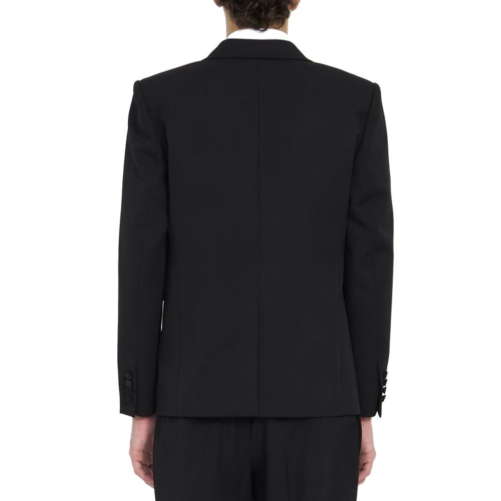 Blazer Saint Laurent en laine noire