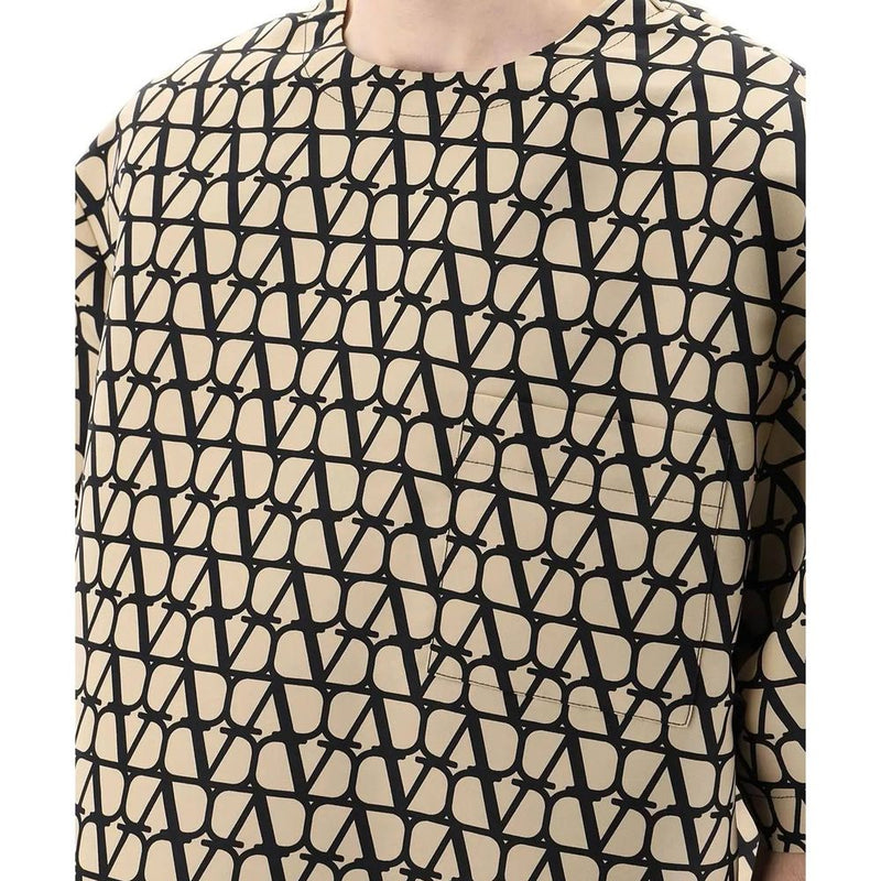 Valentino Brown Silk T-Shirt for Men - Luxury & Comfort