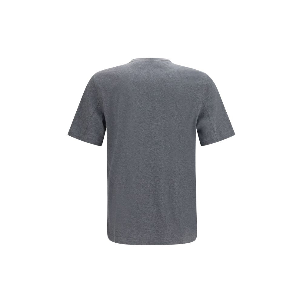 Brunello Cucinelli Gray Cotton T-Shirt - Essential Casual Wear
