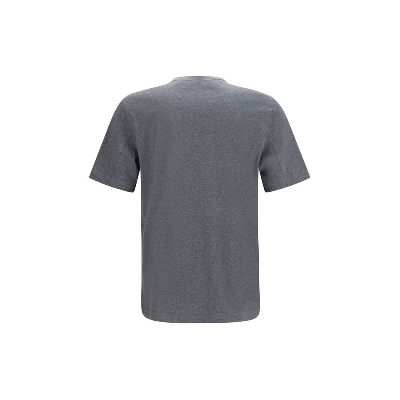 Brunello Cucinelli Gray Cotton T-Shirt - Essential Casual Wear