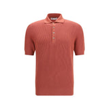 Brunello Cucinelli Multicolor Cotton Polo Shirt for Men