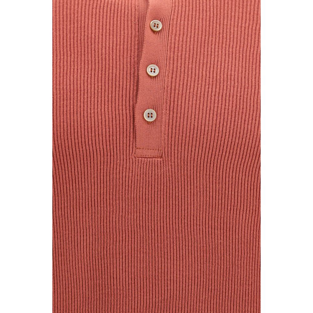 Brunello Cucinelli Multicolor Cotton Polo Shirt for Men