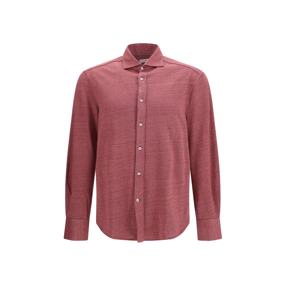 Brunello Cucinelli Multicolor Linen Shirt for Men