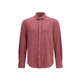 Brunello Cucinelli Multicolor Linen Shirt for Men