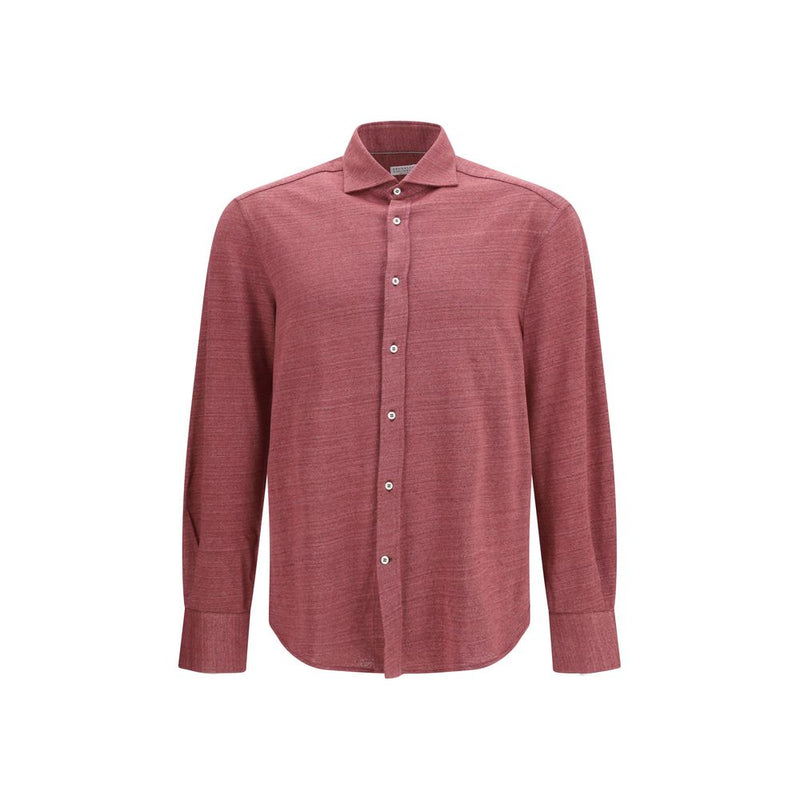 Brunello Cucinelli Multicolor Linen Shirt for Men