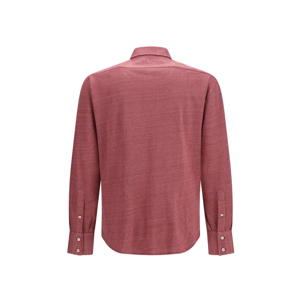 Brunello Cucinelli Multicolor Linen Shirt for Men