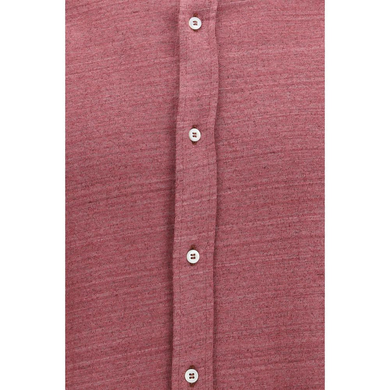 Brunello Cucinelli Multicolor Linen Shirt for Men